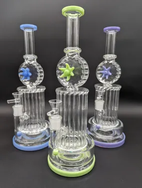 13 Crystal Glass Ripper Tubes