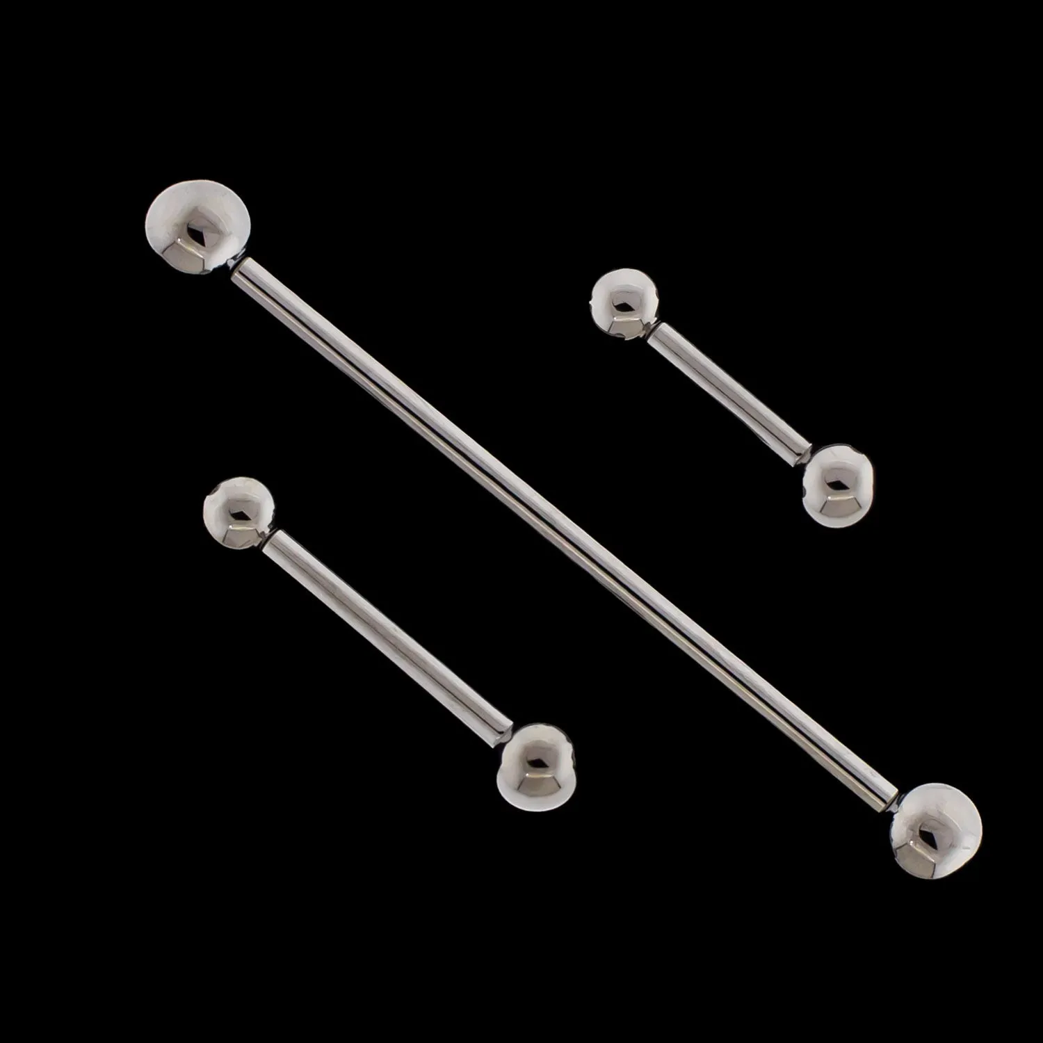 14G Internally Threaded Straight Barbells