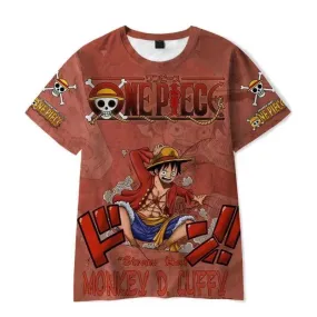 Anime Printed ONE PIECE T-Shirt