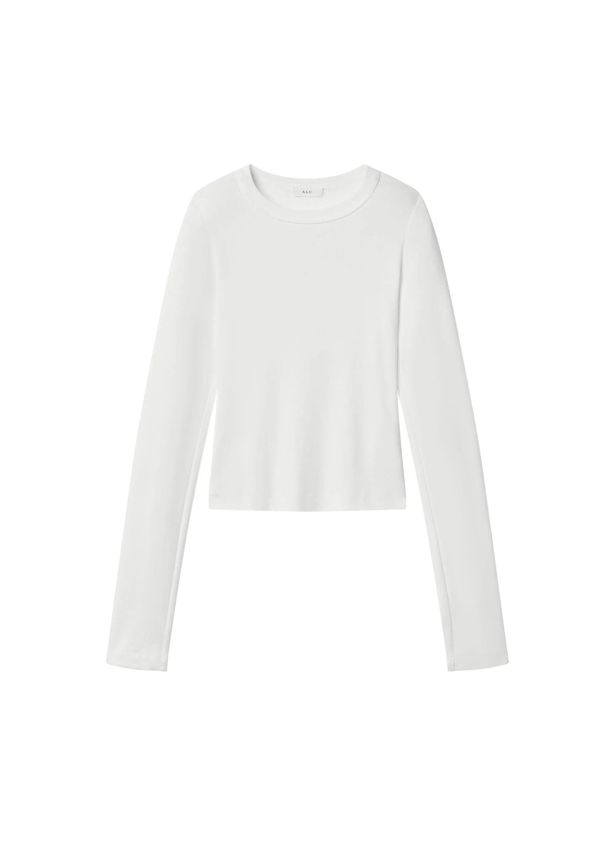 Ari Cotton Rib Long Sleeve Tee