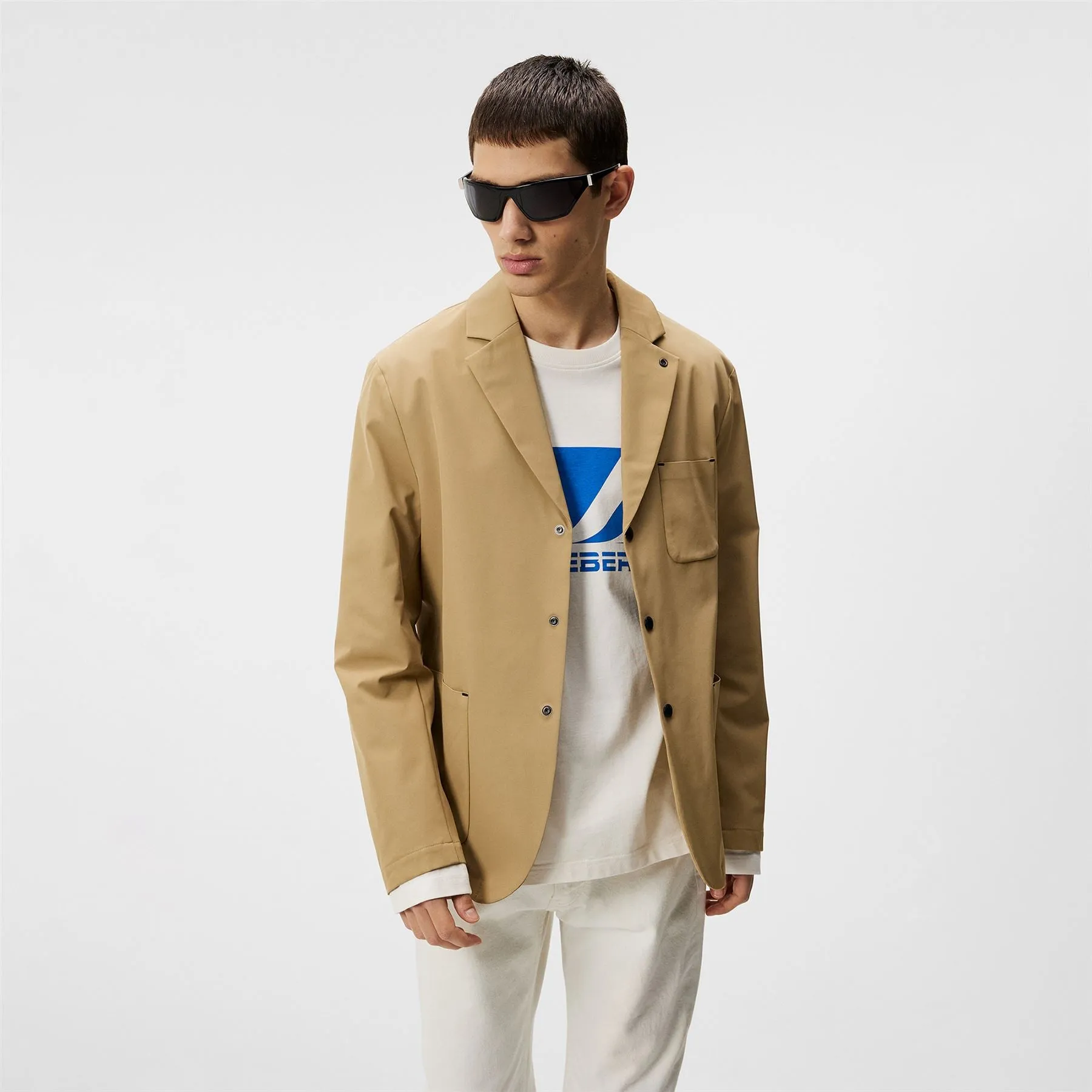 Barry Regular Fit Taped Blazer Batique Khaki - SS24