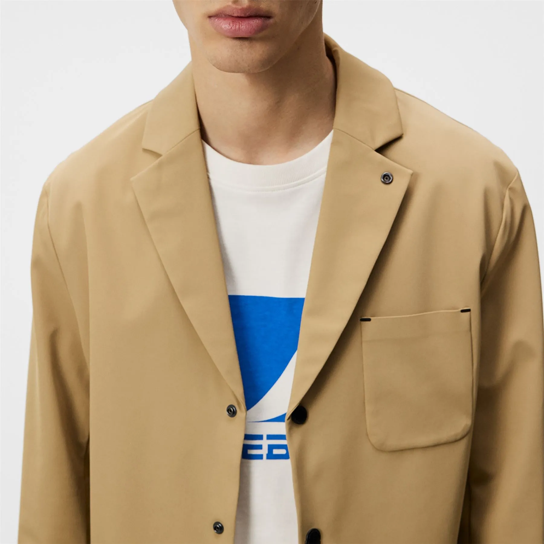 Barry Regular Fit Taped Blazer Batique Khaki - SS24