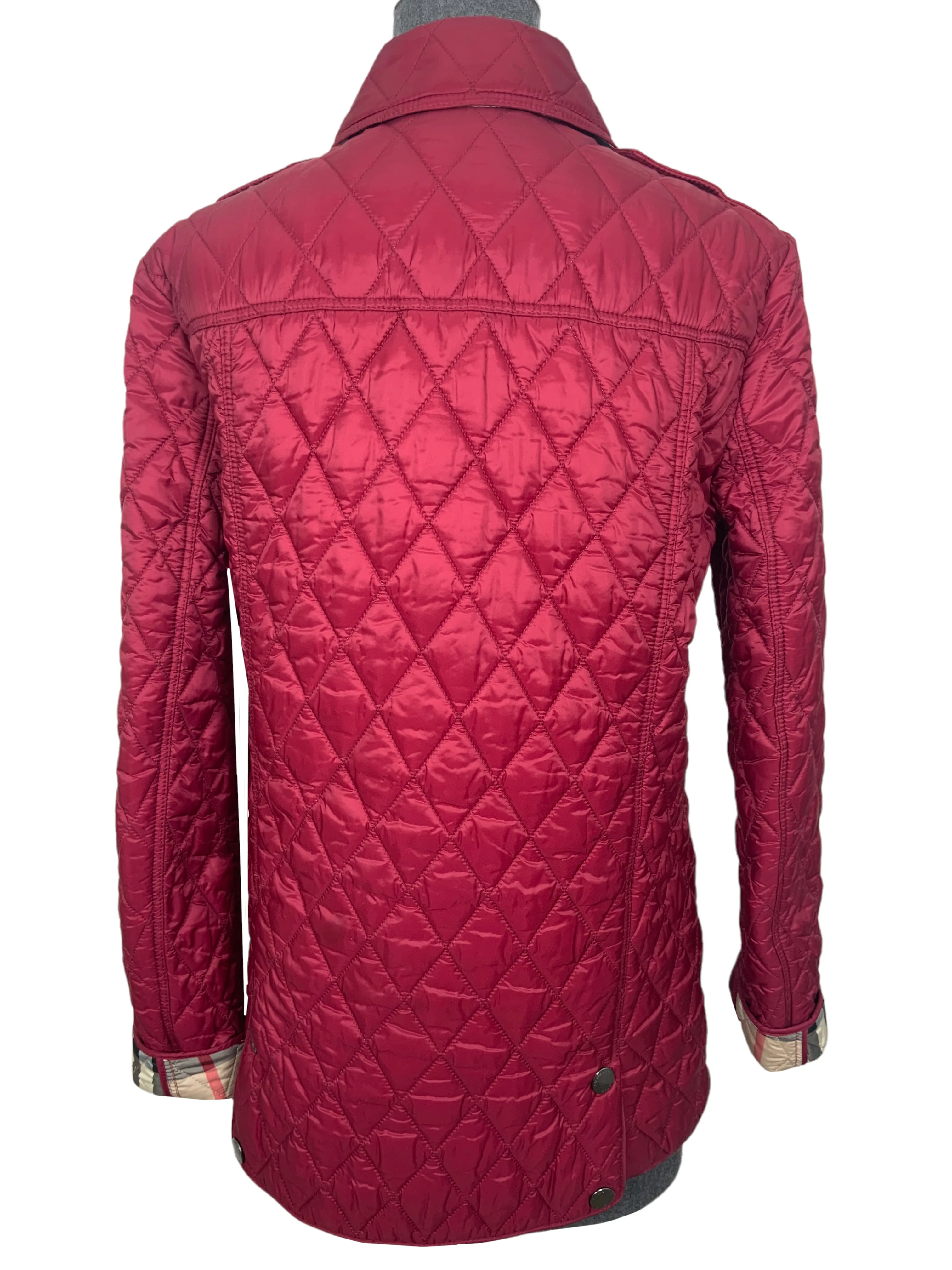 Burberry London Diamond Quilted Jacket Size S