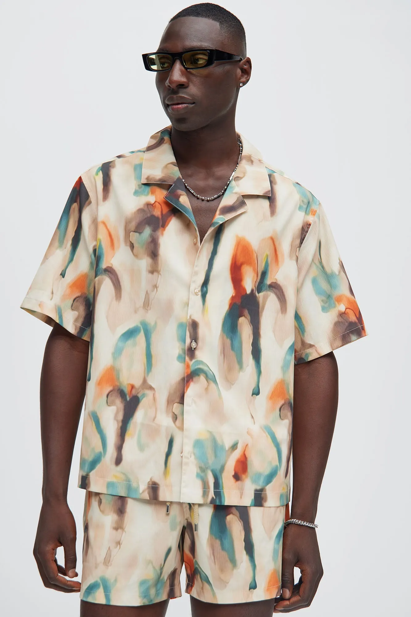 Capen Watercolor Shirt - Multi Color