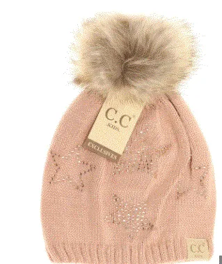 C.C Kids Sparkle Stars Hat