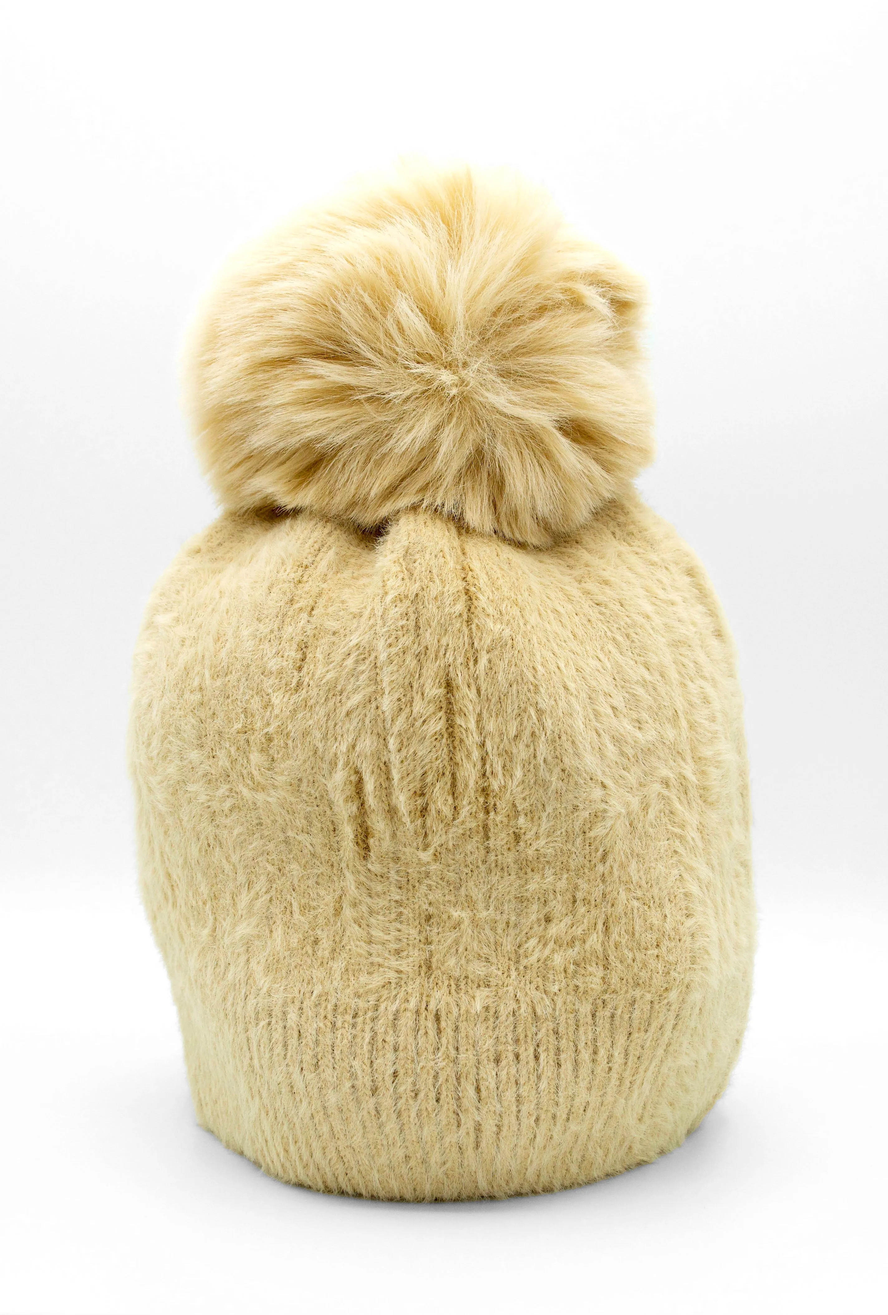 Classic Fuzzy Pom Beanie