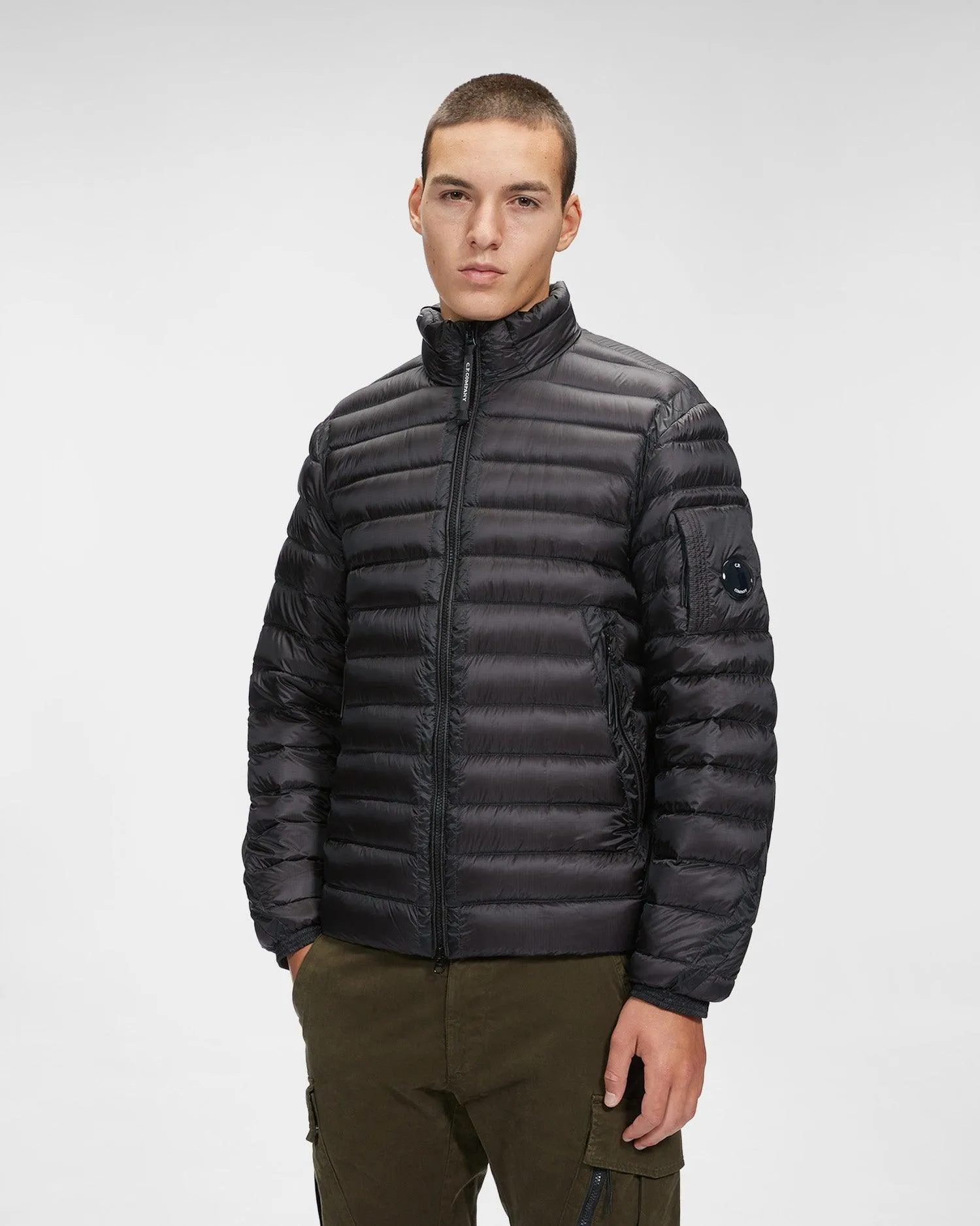 CP Company DD Shell Lens Down Jacket Black