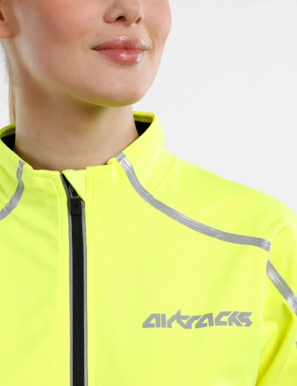 Damen Thermo Fahrradjacke / Laufjacke Air Tech Neon Setprodukt