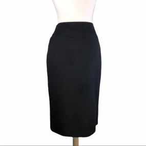 Dolce & Gabbana Black Wool Pencil Skirt