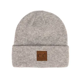 Eden Classic CC Beanie, Heather Grey