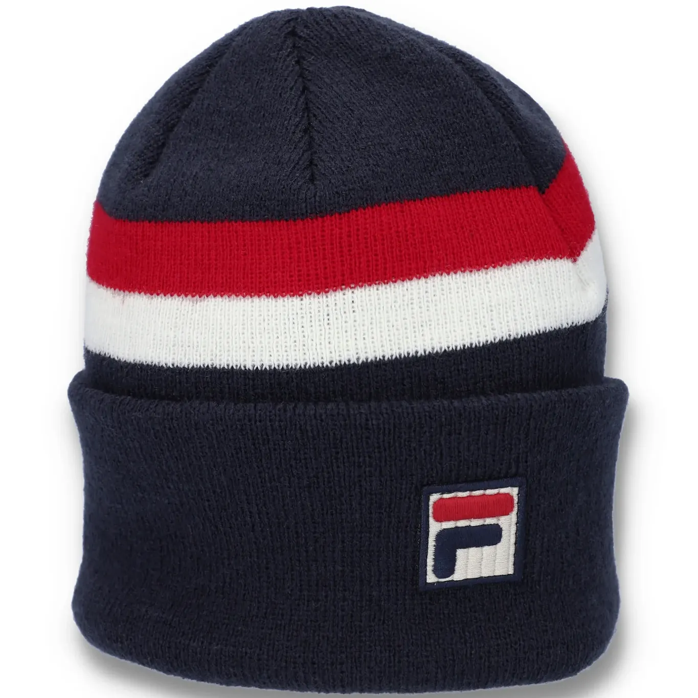 Fila Linus Knitted Beanie Hat Navy