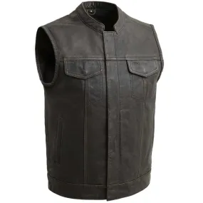 First Mfg Mens Sharp Shooter Concealment Leather Vest SIZE XLarge - Final Sale Ships Same Day