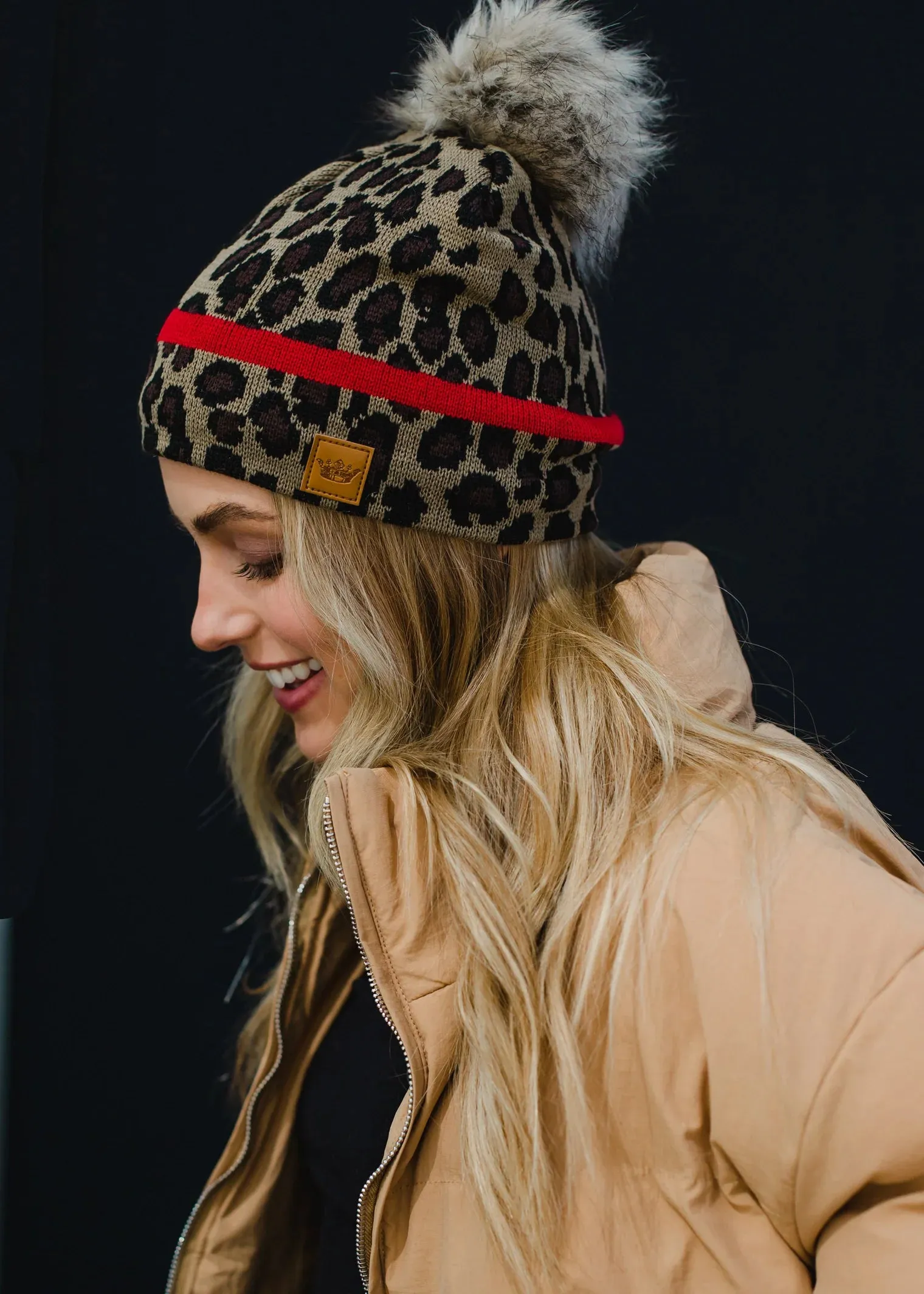 Fleece Lined Pom Beanie