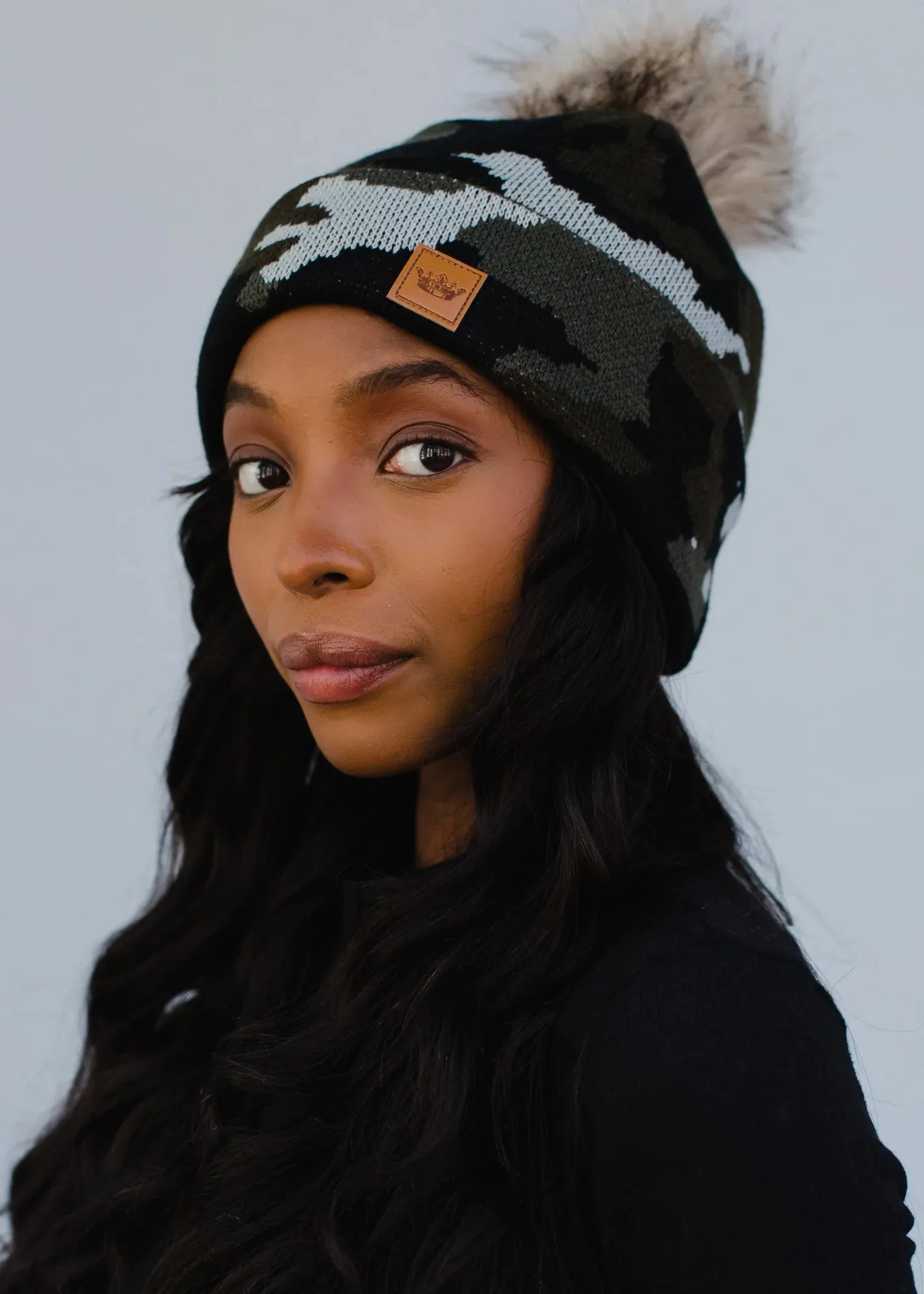 Fleece Lined Pom Beanie