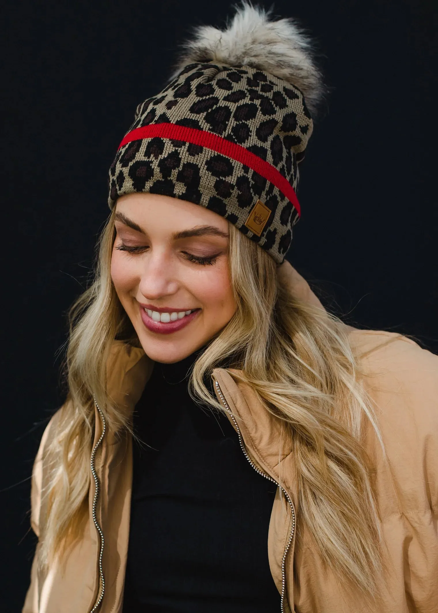 Fleece Lined Pom Beanie