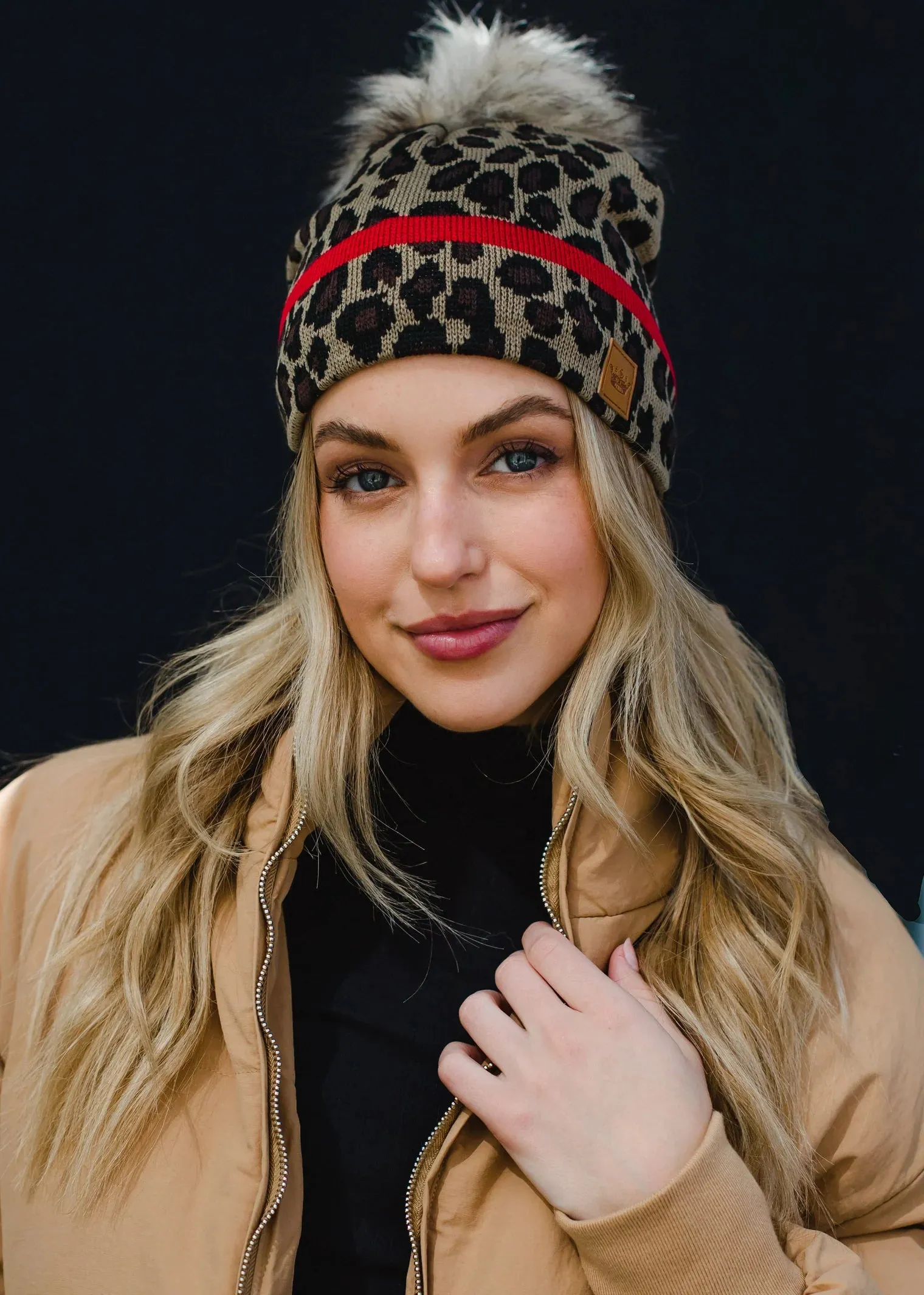 Fleece Lined Pom Beanie