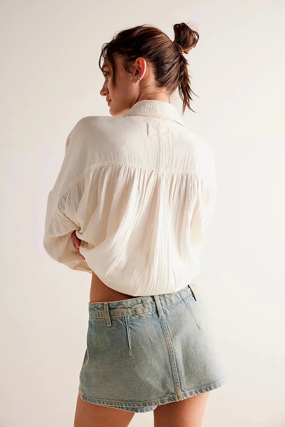 Free People Galivanting Peekaboo Skort