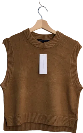 French Connection Camel ESO Babysoft Sleeveless Vest UK L