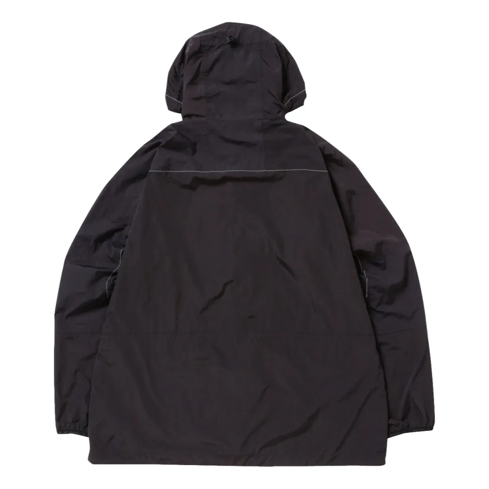 GRAMICCI GRAMICCI x ANDWANDER PATCHWORK WIND HOODIE-BLACK