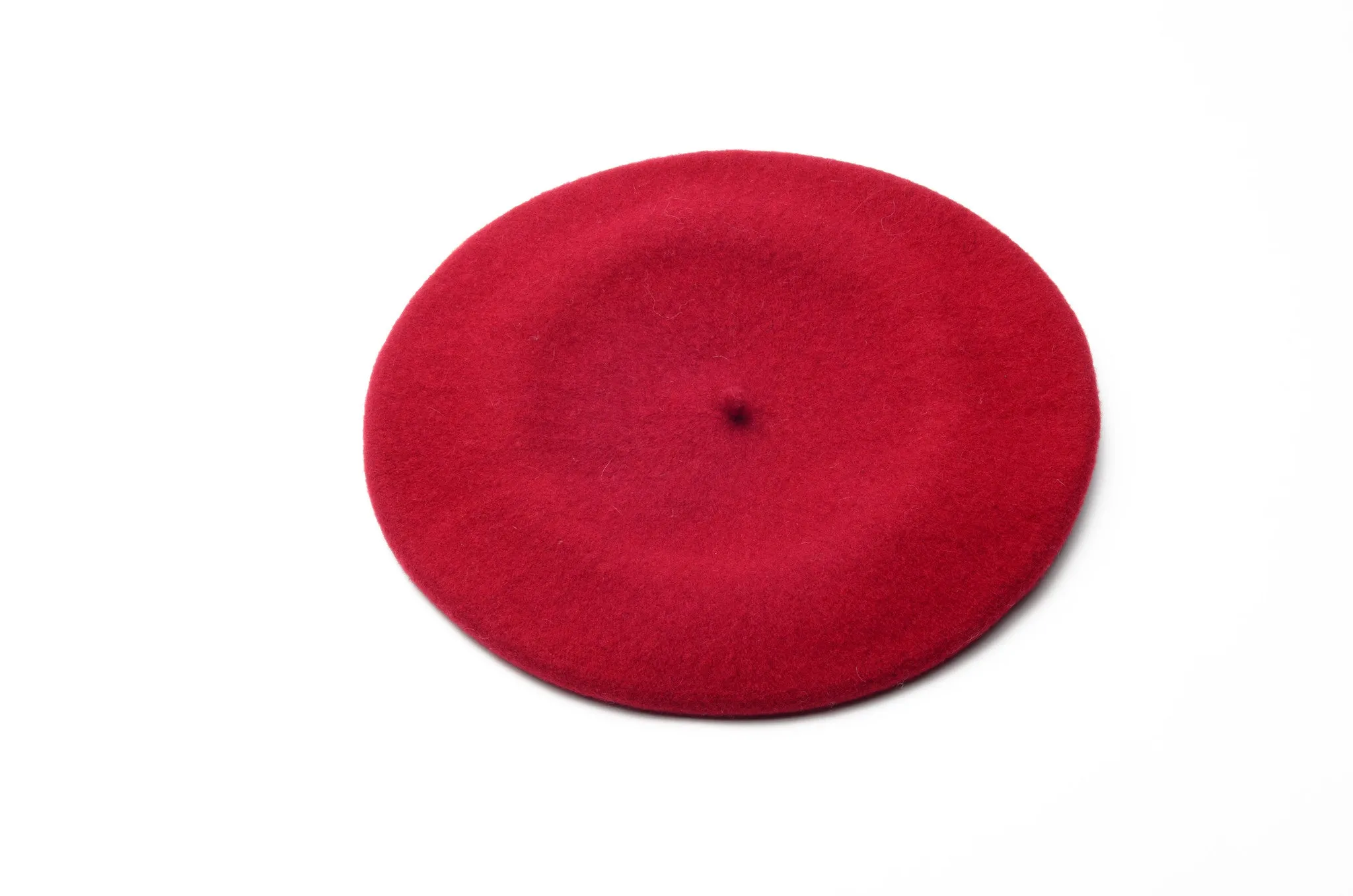 Hat - Red Beret - One Size