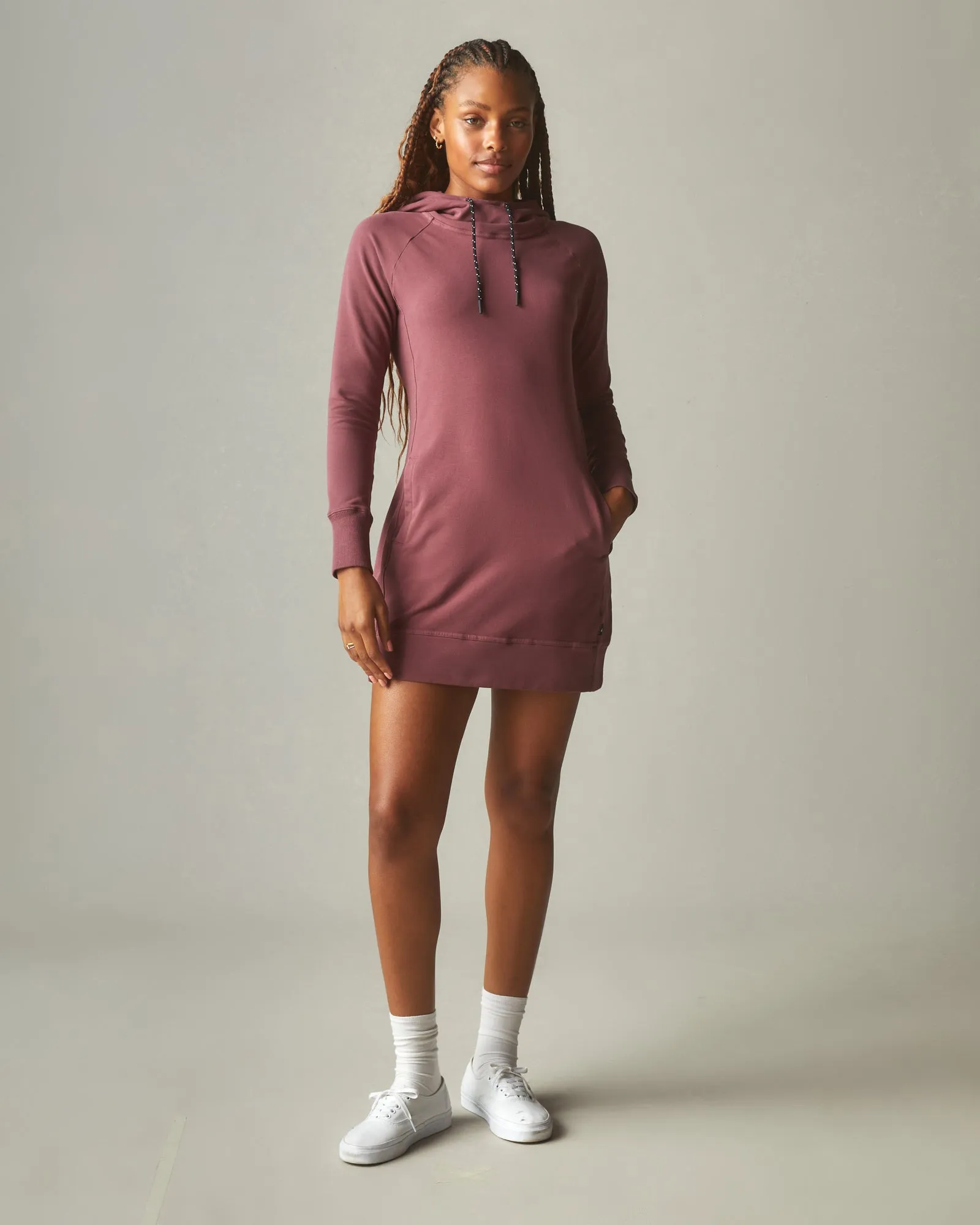 Hoodie Dress - Wild Ginger