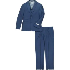 Isaac Mizrahi Boys Slim Birdseye 3 Piece Suit ST3045