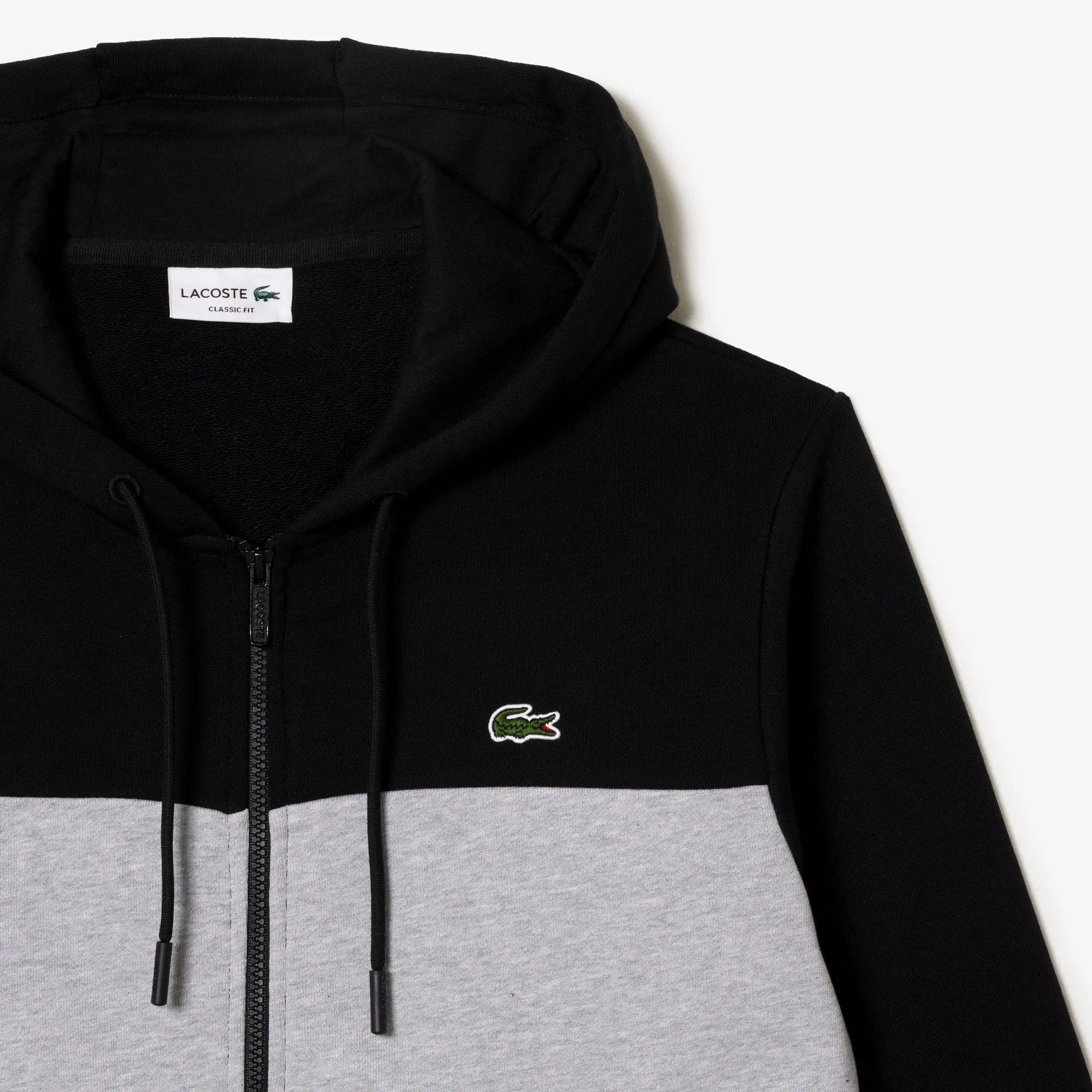 LACOSTE Men's Colorblock Zip-Up Hoodie