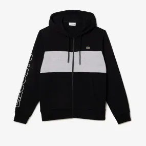 LACOSTE Men's Colorblock Zip-Up Hoodie