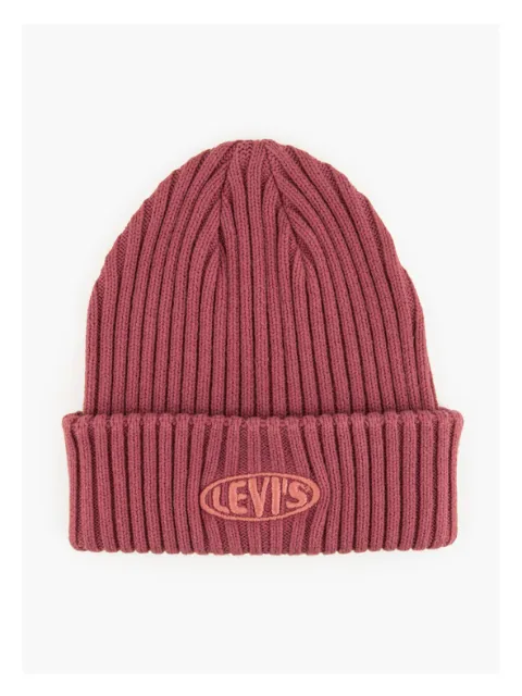 Levi's Garment Dyed Beanie/Dull Red - New AW21