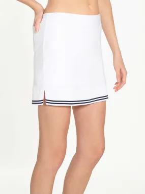 Lilian 15" Skirt - White/Midnight