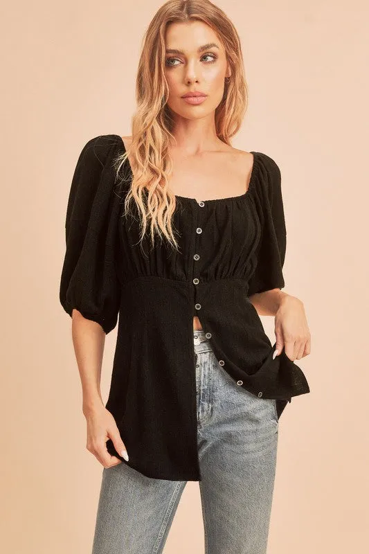 Lillet Button Down Top