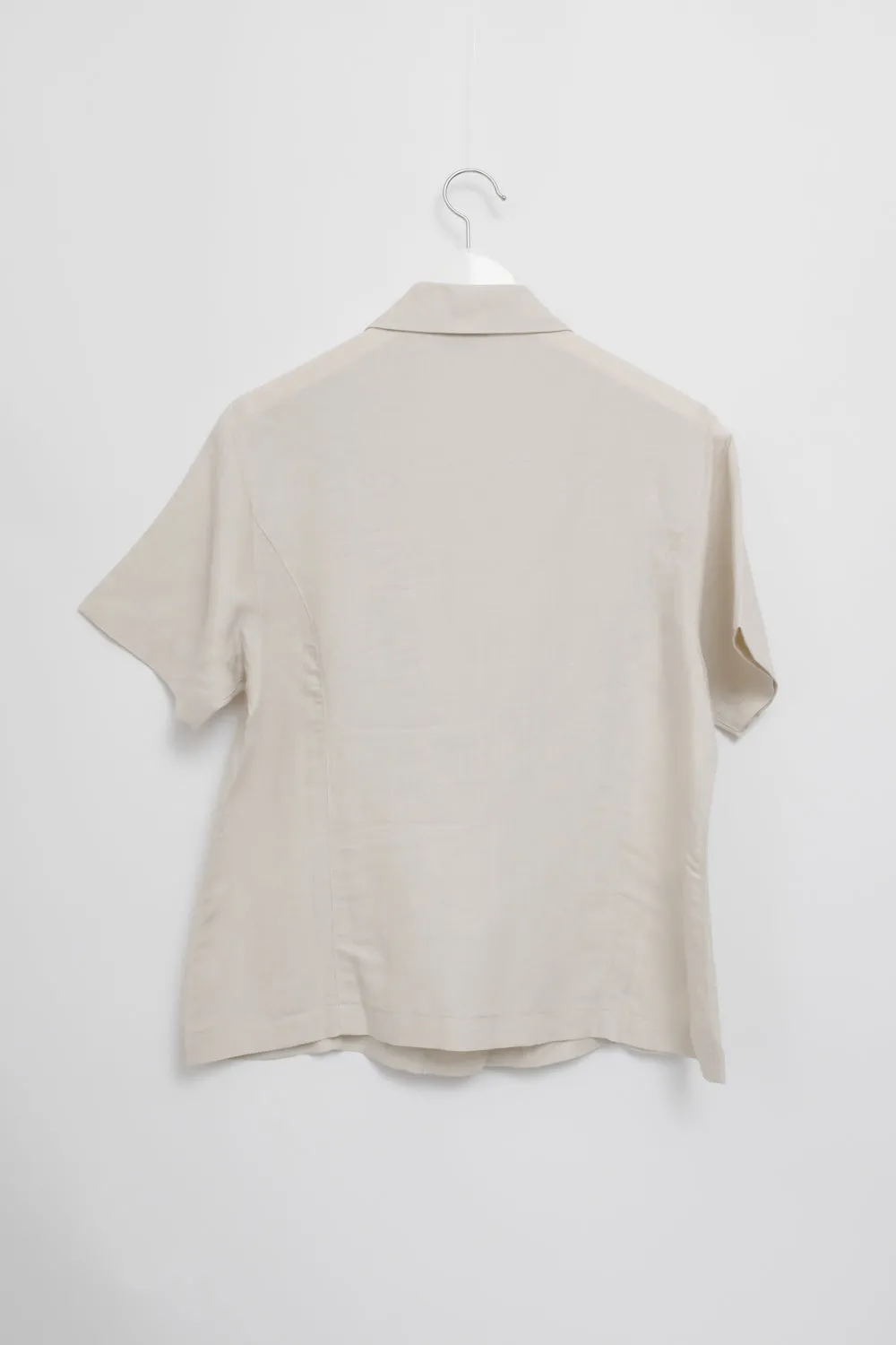 LINEN VISCOSE STRAIGHT SHIRT