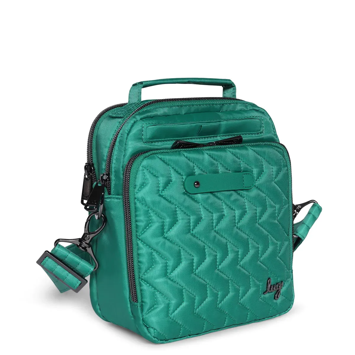 LUG Skeeter Convertible Crossbody in Kelly Green