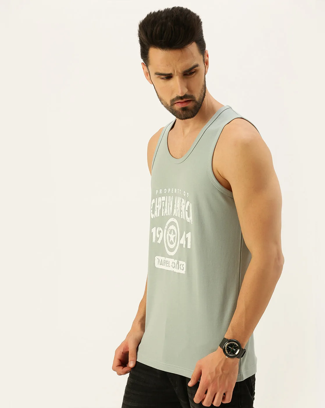 Marvel Light Green Gym Vest