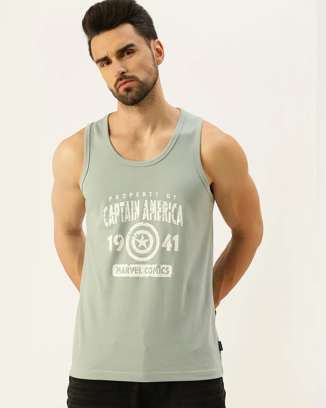 Marvel Light Green Gym Vest