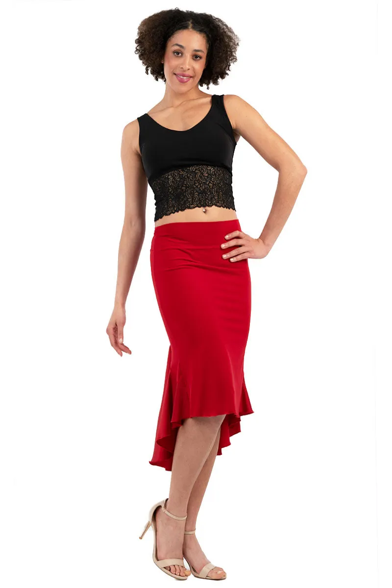 Mermaid Tango Skirt With Satin Tail