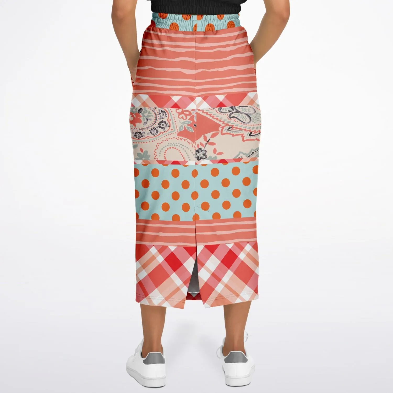 Mint Julep Eco-Poly Long Pocket Skirt