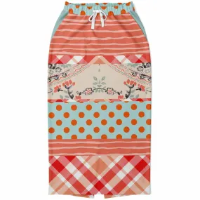 Mint Julep Eco-Poly Long Pocket Skirt