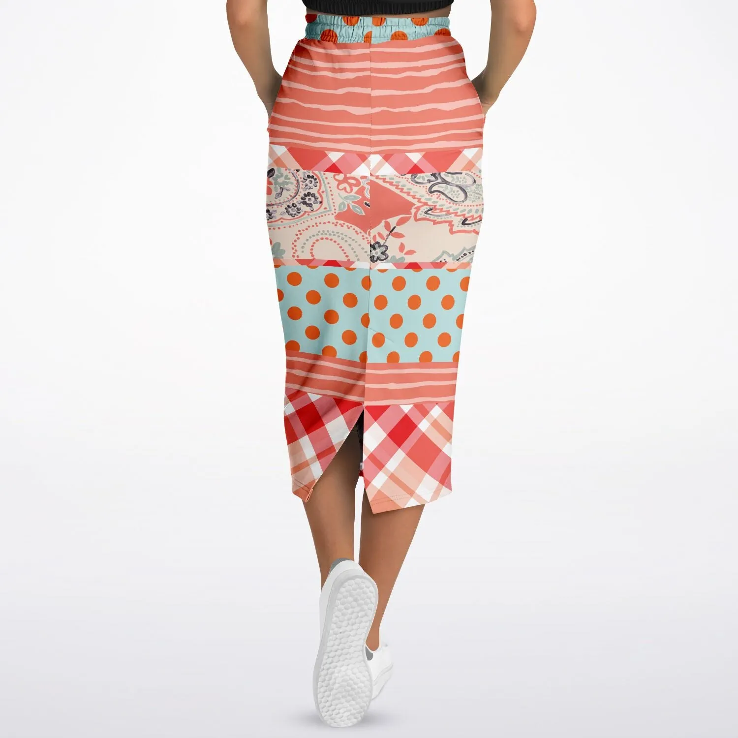 Mint Julep Eco-Poly Long Pocket Skirt