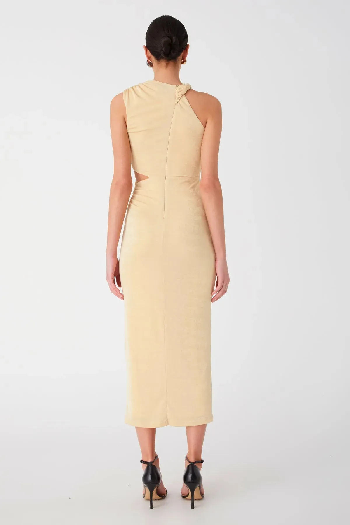 Misha | Graciela Midi Dress - Lemon Drop