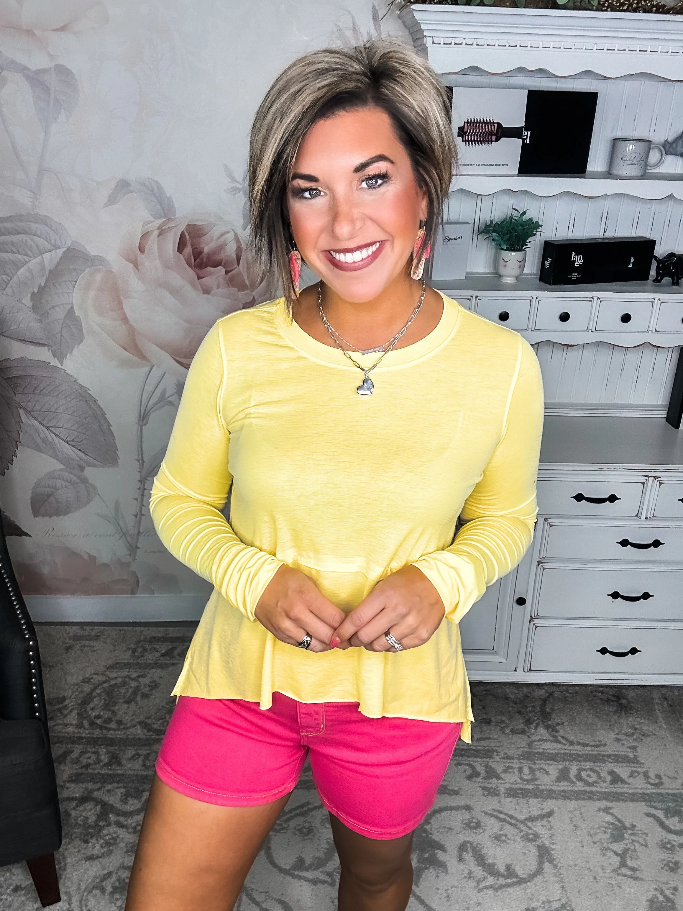 Natural Beauty Long Sleeve -Sunshine Yellow