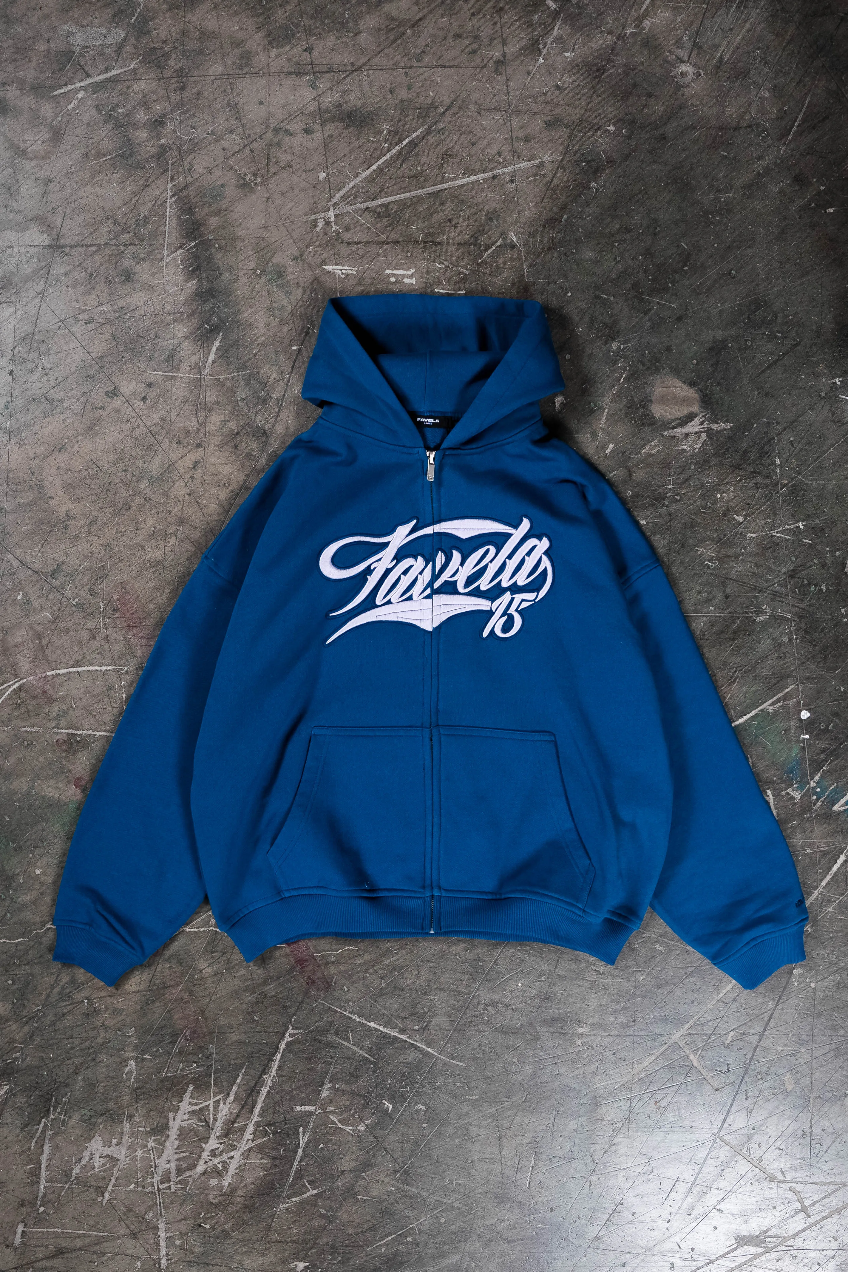 NEW 3D COLLEGE NAVY FRONTZIP