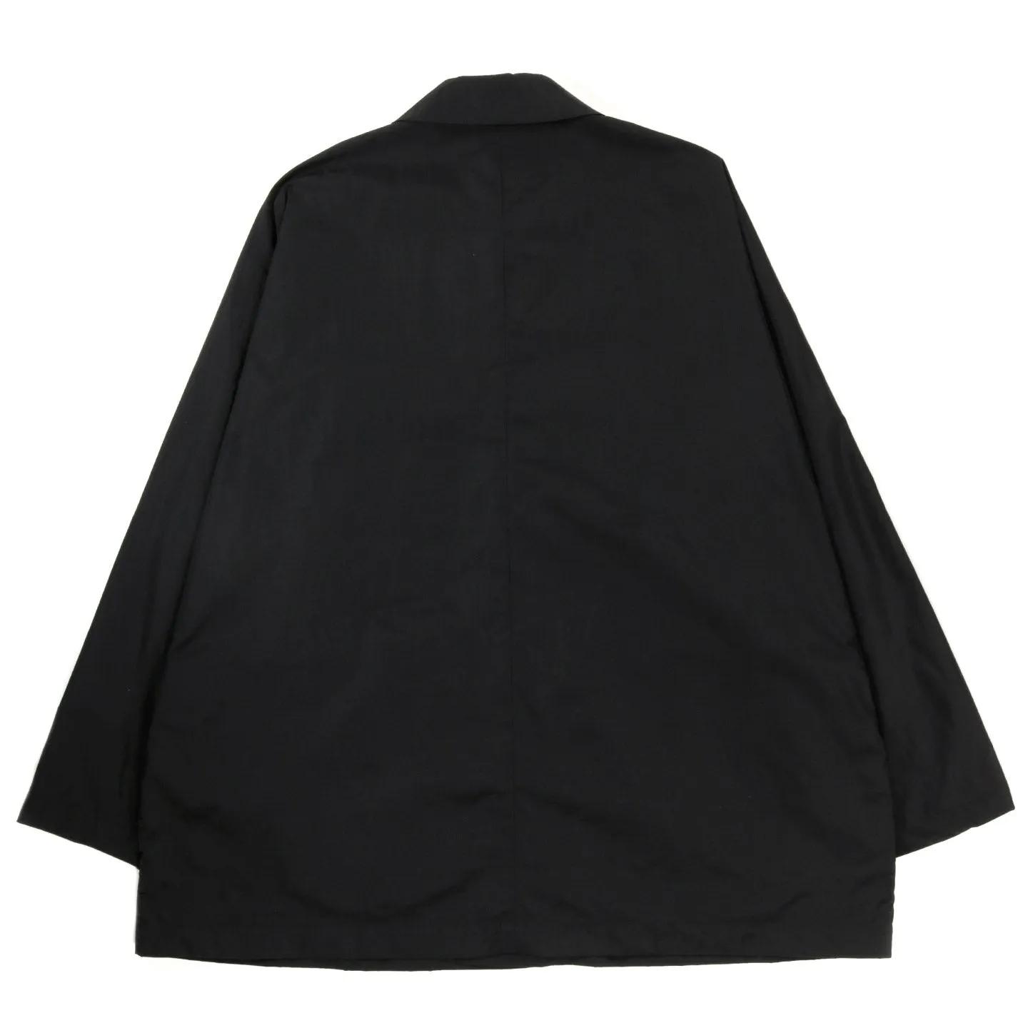 N.HOOLYWOOD 2241-CO03 NYLON BALMACAAN COAT BLACK