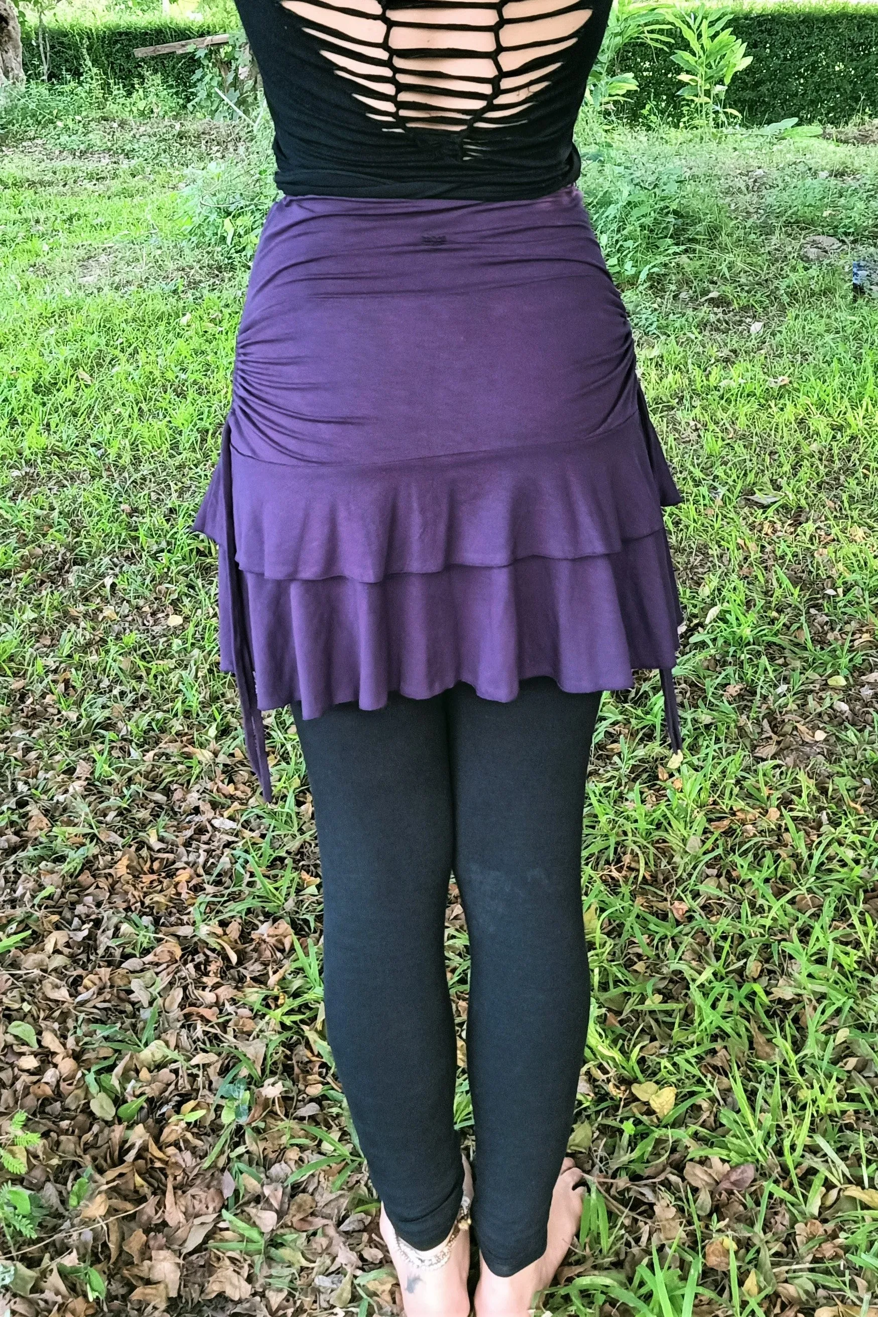 Plum Apsara Skirt