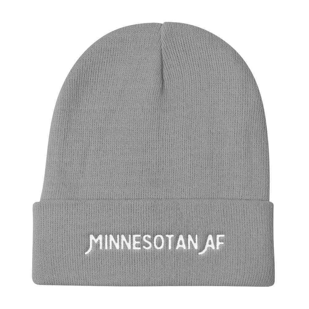 "Minnesotan AF" Beanie Hat