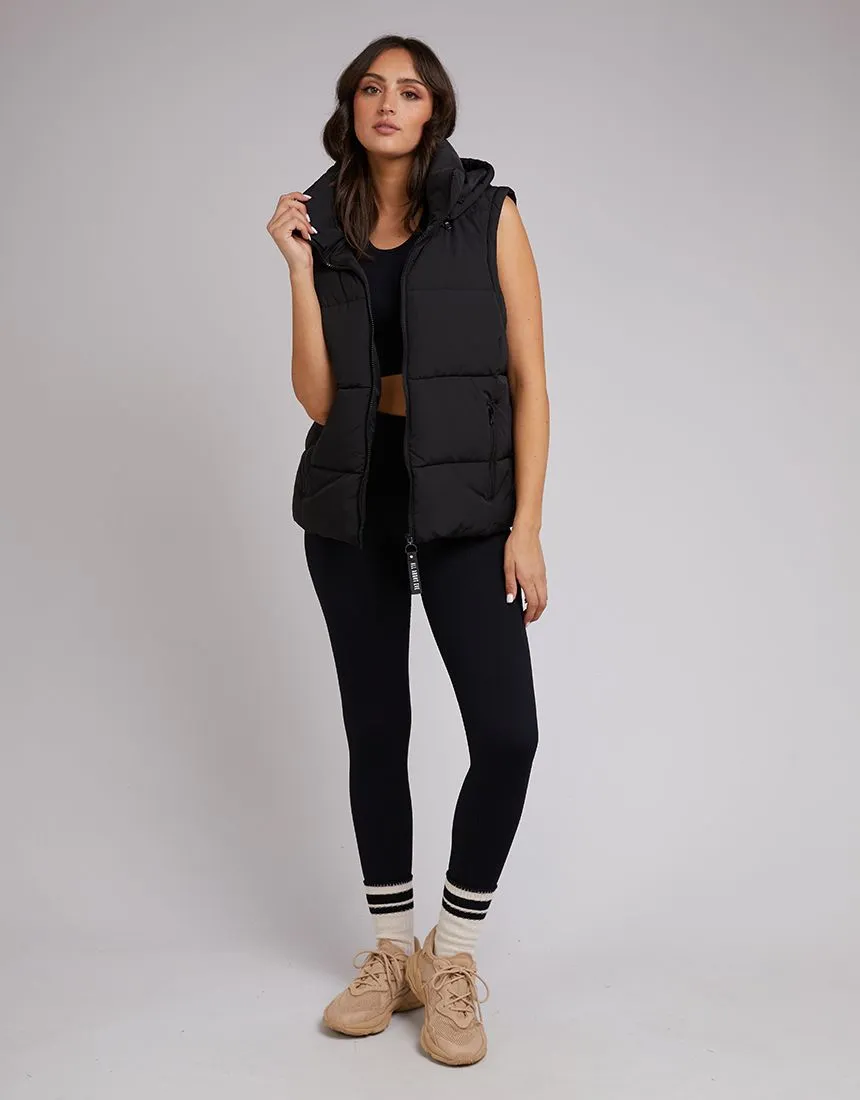 Remi Luxe Puffer Vest (Black)