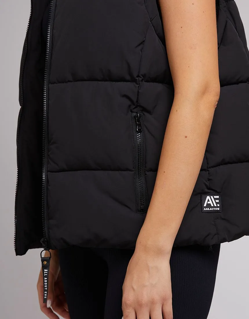 Remi Luxe Puffer Vest (Black)