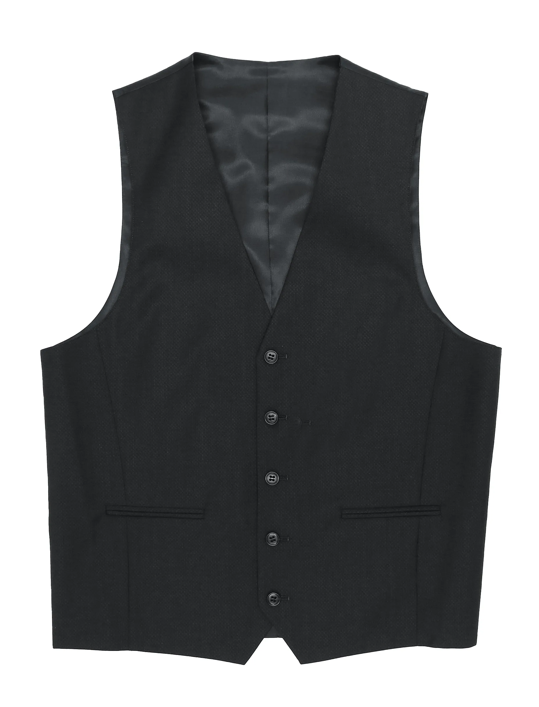 Ryan 203 Black Waistcoat