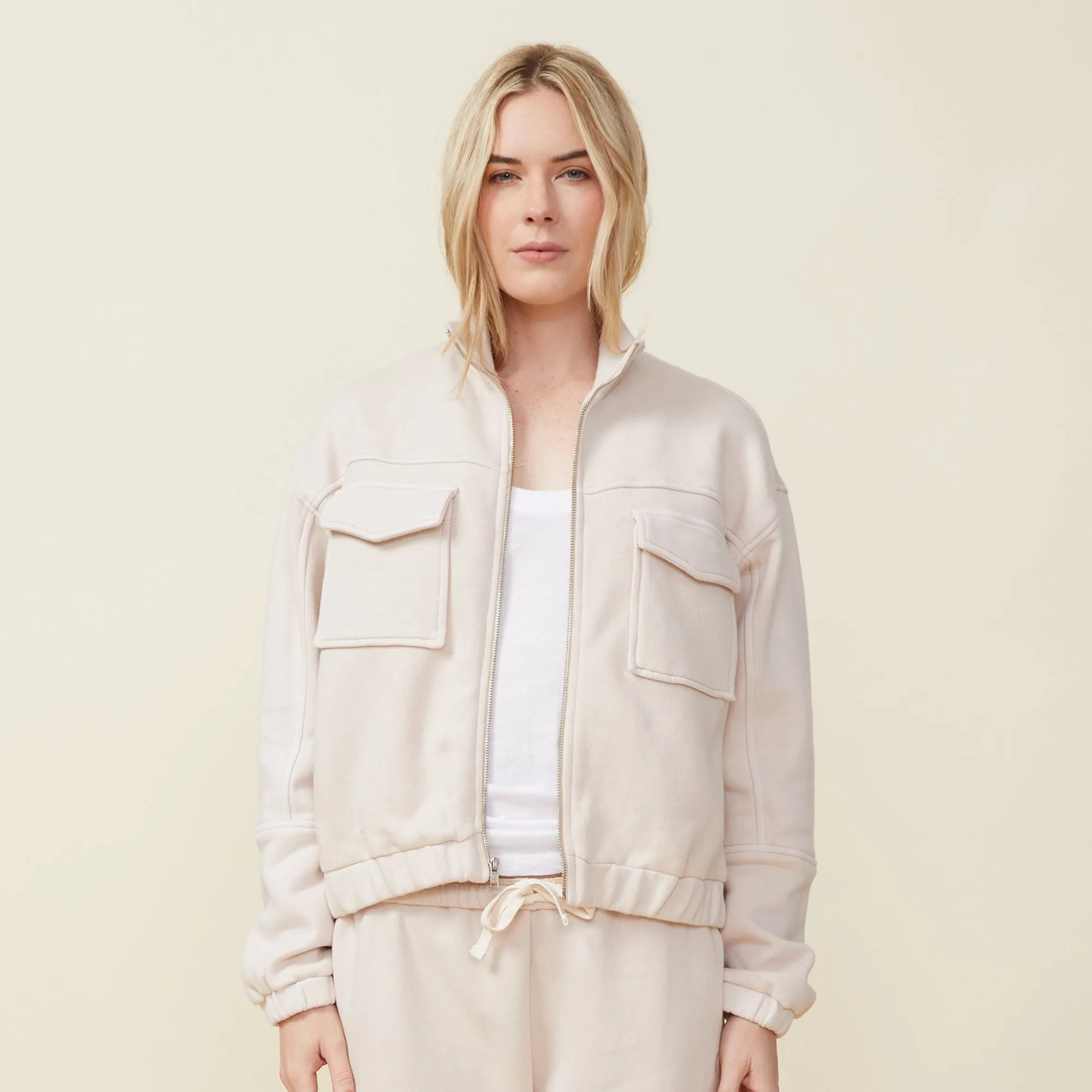 Seamed Bomber Jacket