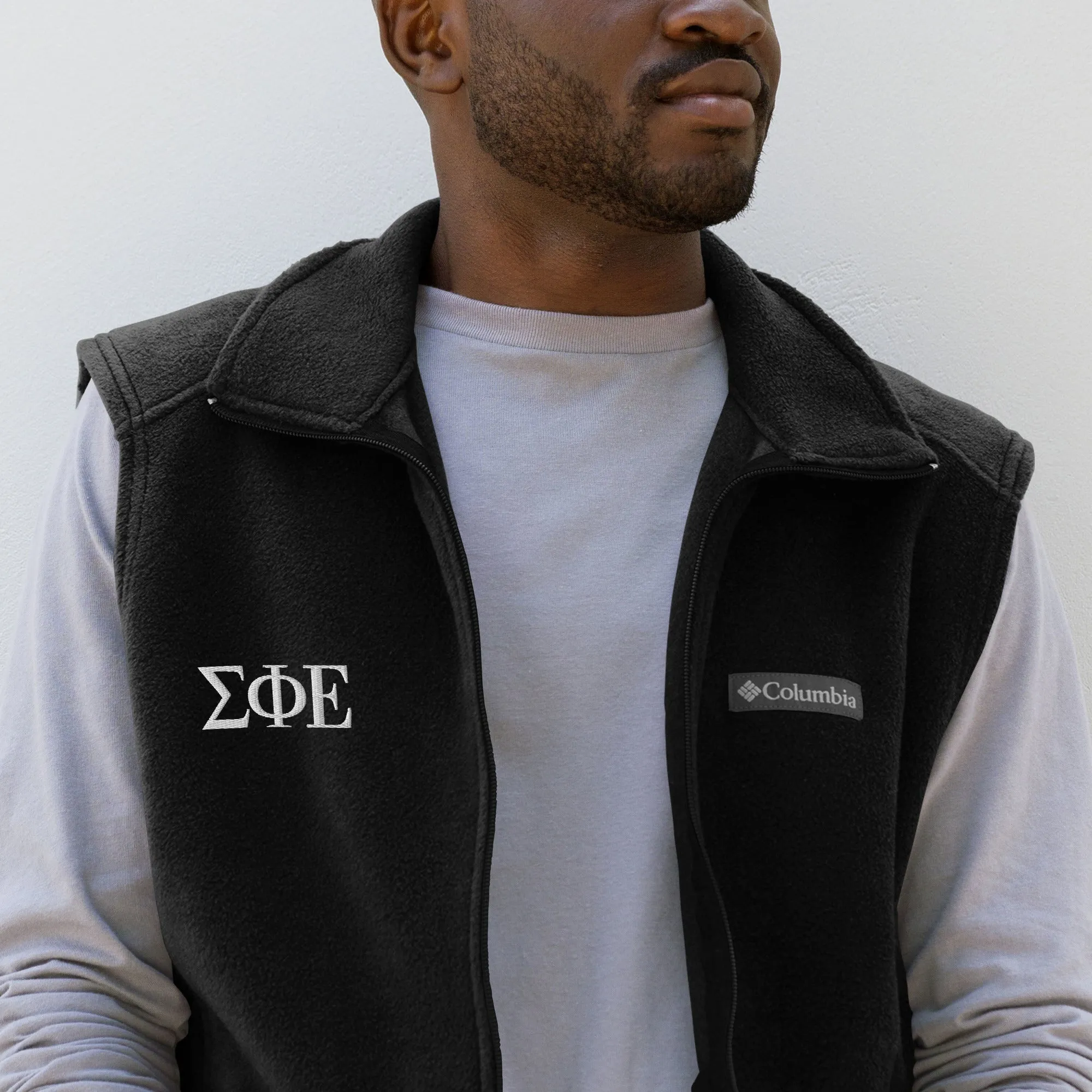 SigEp Letters Fleece Vest by Columbia